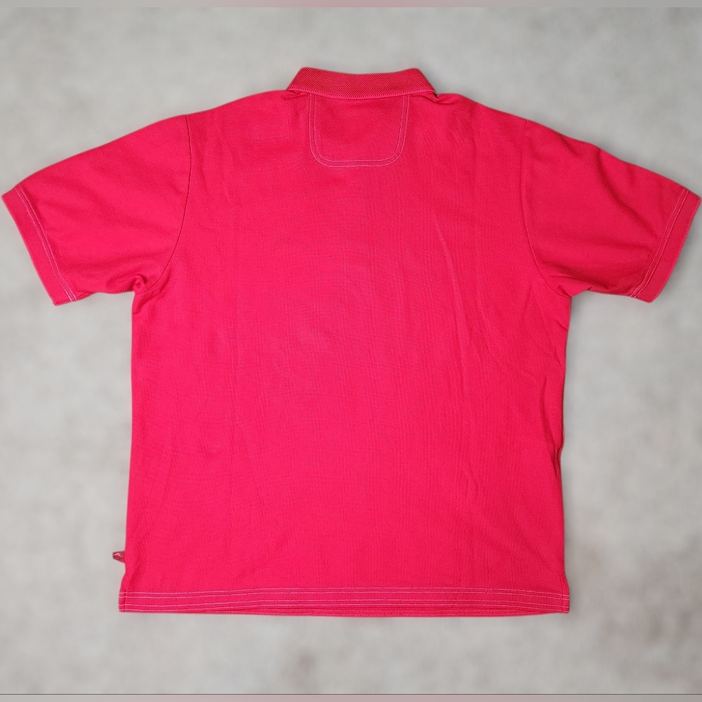 Tommy Bahama Medium Red Supima Cotton Polo Island Zone Shirt Quiet Luxury - Picture 4 of 11
